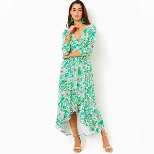 Moana 3/4 Sleeve Maxi Dress size small